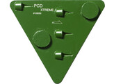 Devo Triseg PCD groen  set van 4 